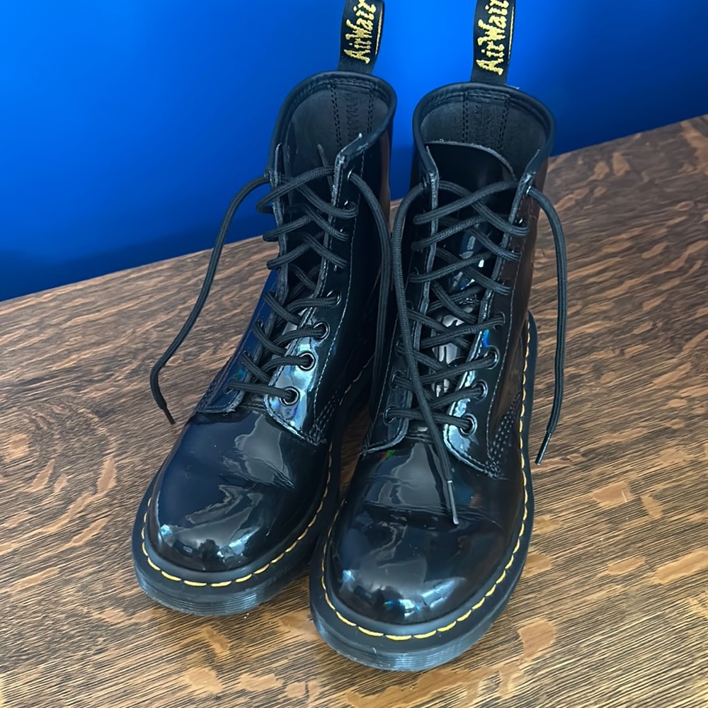 1460 Dr. Marten Rainbow Patent Lace up boots US 7